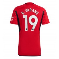 Camiseta Manchester United Raphael Varane #19 Primera Equipación Replica 2023-24 mangas cortas